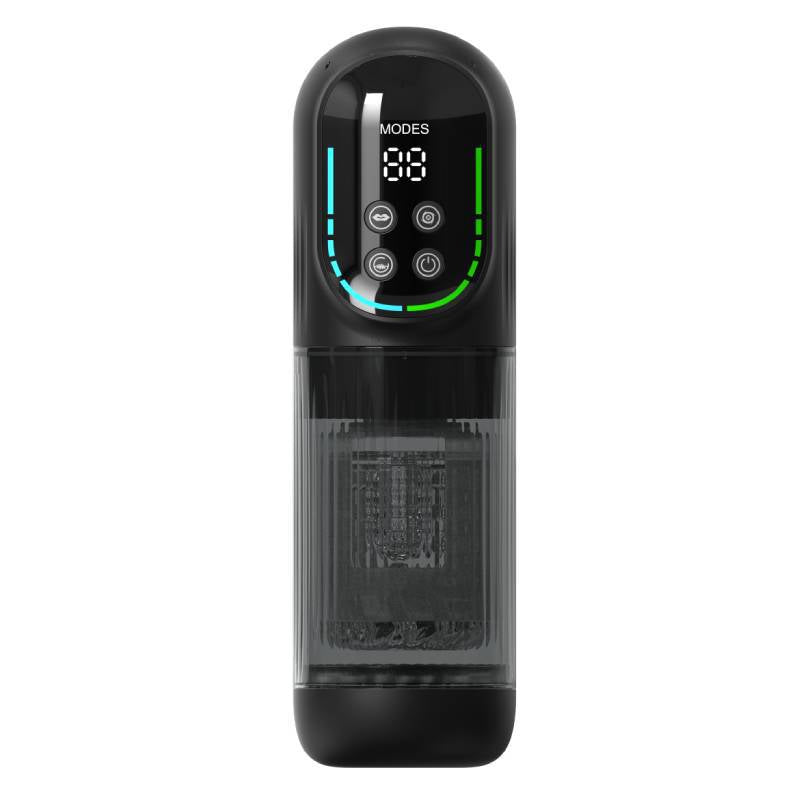 Honeycomb II Vibrating Rotating Suction Masturbator