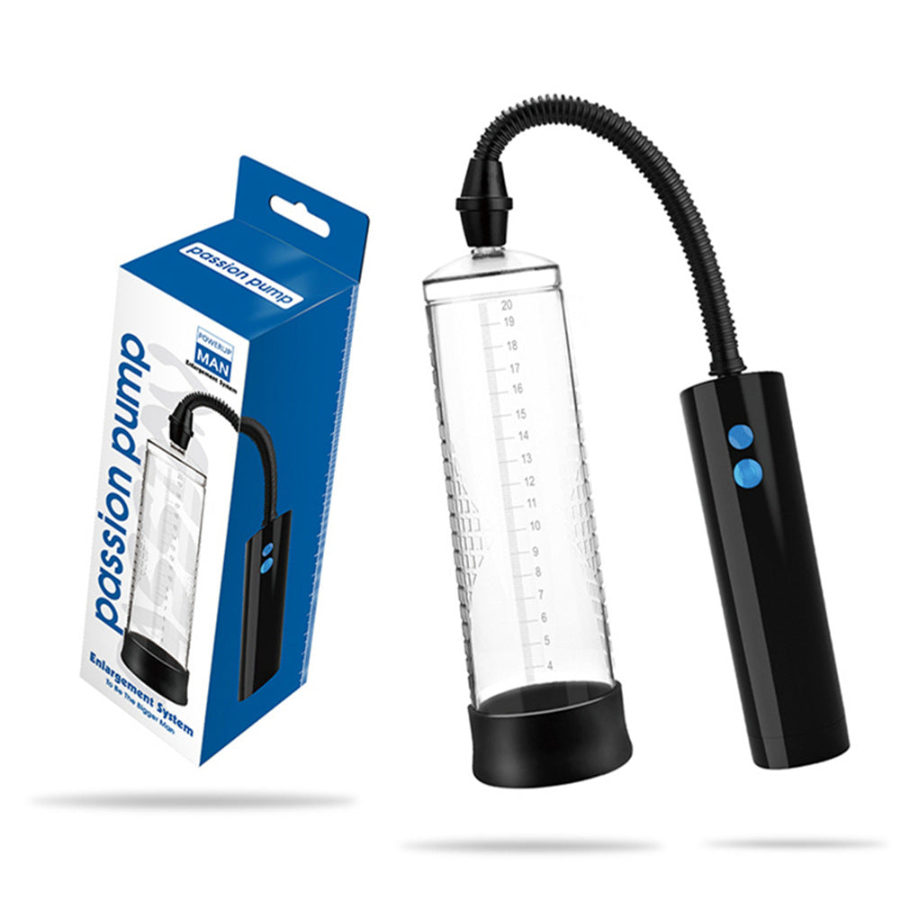 Electric Vacuum Suction Pump for Men, USB Rechargeable Male Trainer Set, Adjustable High Suction Adult Pleasure Device