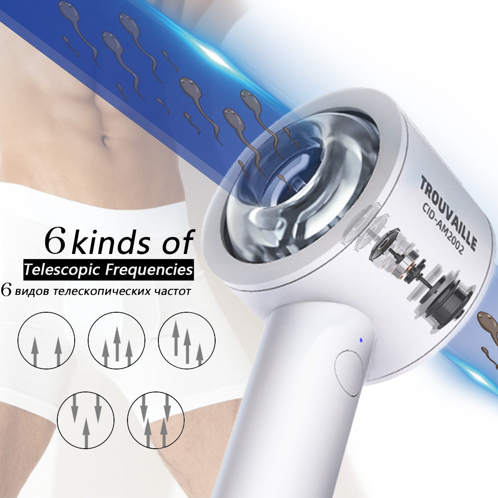 Fully Automatic Male Masturbator - Intelligent Telescopic Stroker, Soft TPE Rechargeable Adult Pleasure Toy for Men