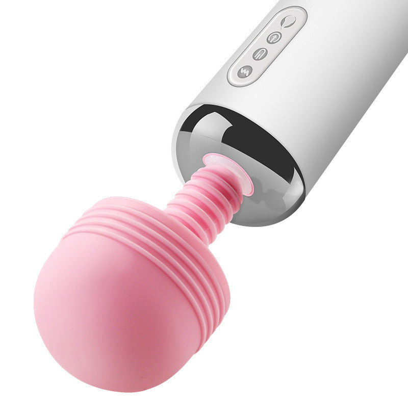 Double-headed Female Heating Sucking Licking AV Vibrator Stick