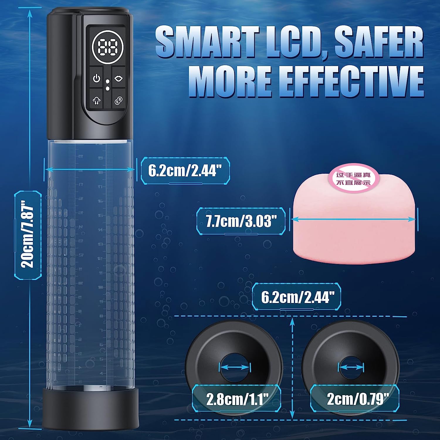 Male Masturbator Water Bath Vacuum Pump