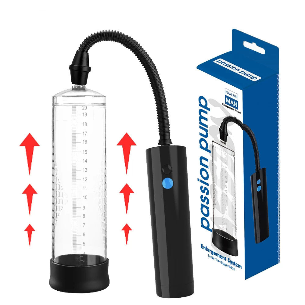 Electric Vacuum Suction Pump for Men, USB Rechargeable Male Trainer Set, Adjustable High Suction Adult Pleasure Device