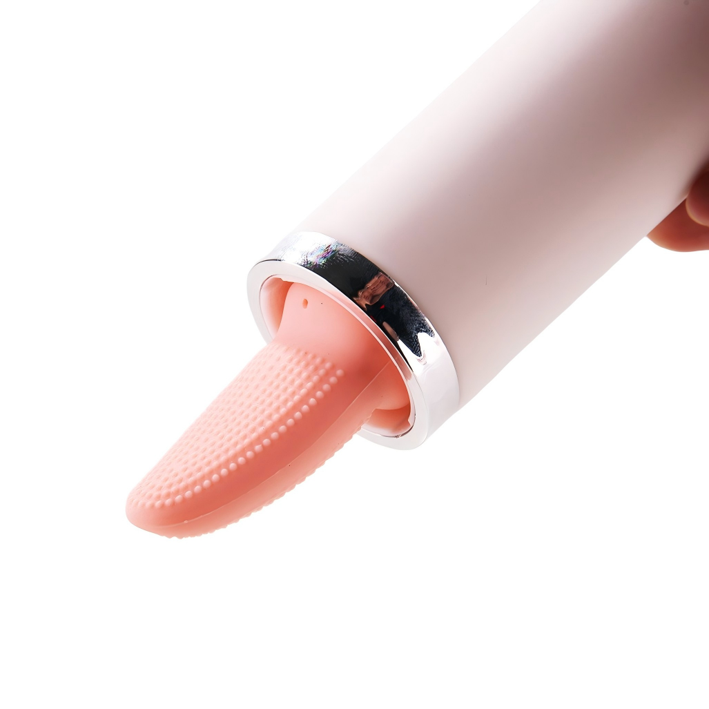 Double-headed Female Heating Sucking Licking AV Vibrator Stick