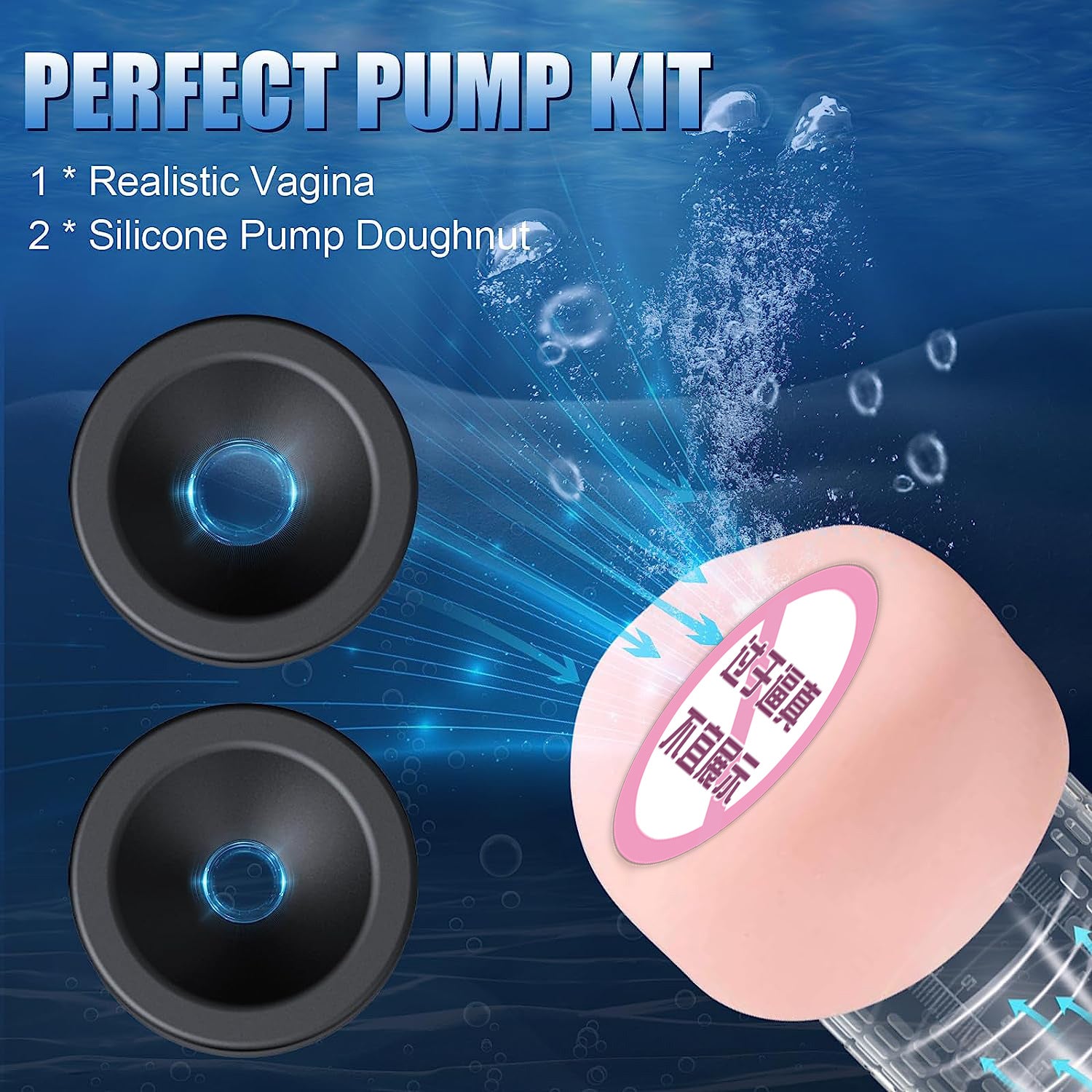 Male Masturbator Water Bath Vacuum Pump