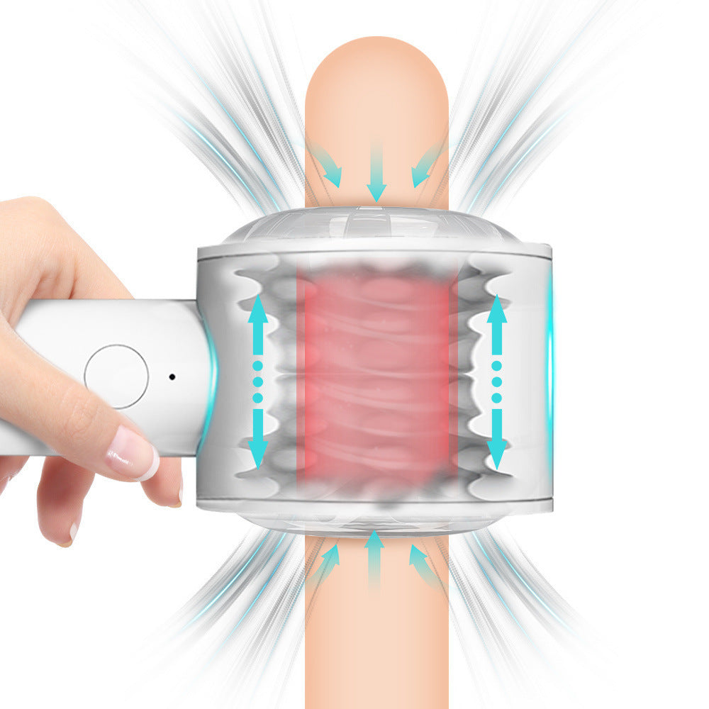 Fully Automatic Male Masturbator - Intelligent Telescopic Stroker, Soft TPE Rechargeable Adult Pleasure Toy for Men