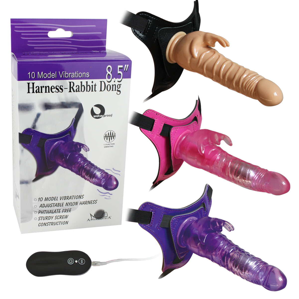 10-frequency Vibrating Female Wearable Dildo