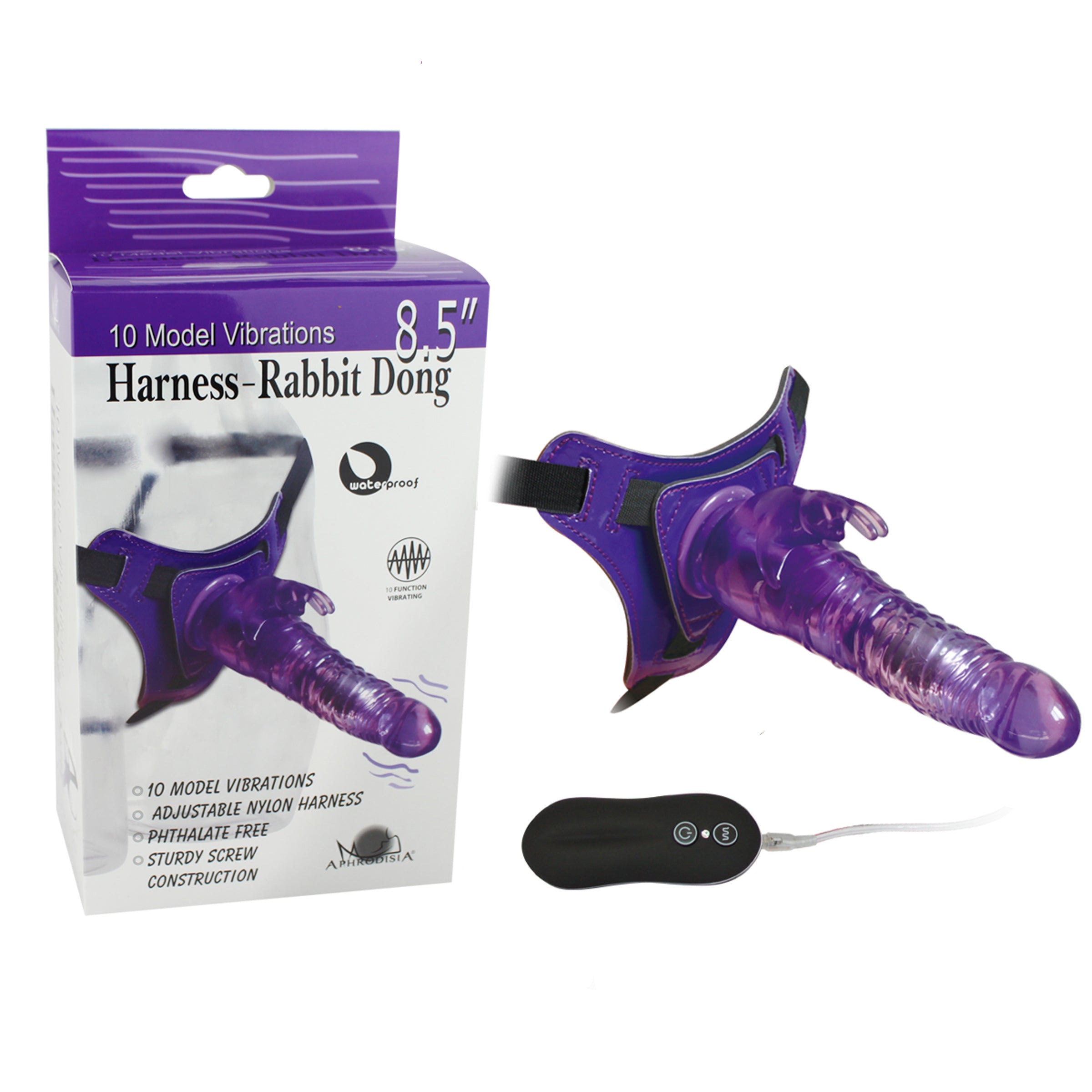 10-frequency Vibrating Female Wearable Dildo